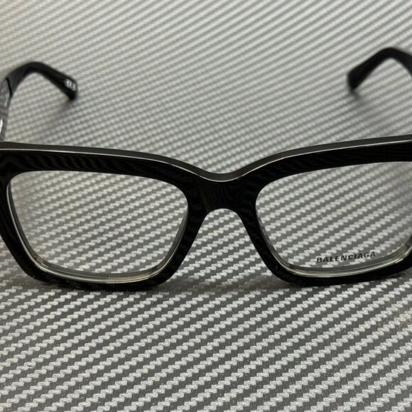 BALENCIAGA New Black Gold Women's 54 mm Medium Eyeglasses - Picture 2 of 5